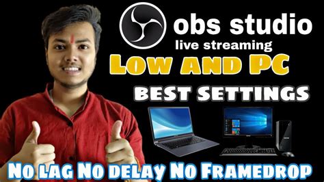 Live stream Low and pcobs studio best settings लइव सटरम बसट