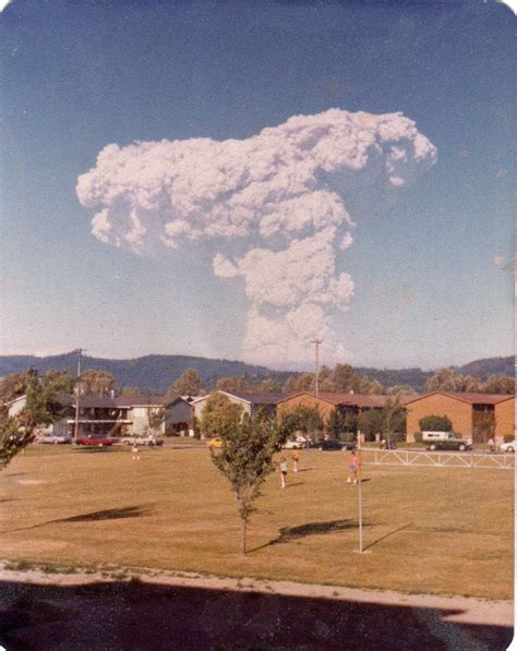 Mt St Helens May 18th 1980 Eruption Taken By My Uncle Bob In Kelso