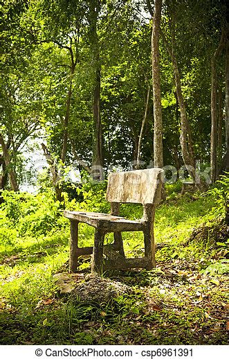 Forest Seat An Empty Seat In A Fantasy Forest Canstock