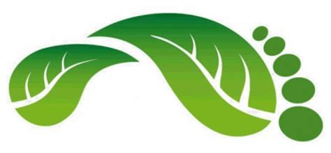 que es la huella ecológica Huellas Logotipo de masaje Cartel del medio ambiente