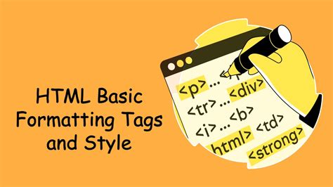Html Text Formatting Html Basic Formatting Tags And Style