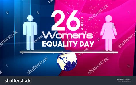 Womens Equality Day 26 August Rotating Stock Illustration 2010448814 Shutterstock