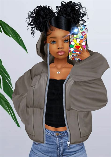 Urban Black Girl Cc Haul Folder Sim Download Hair Edges Lv Pin On Bri S