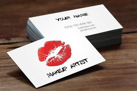 Makeup Business Card | Business card template design, Makeup business cards, Business card design