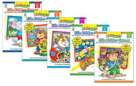 The Colorful File Folder Games Series Is Perfect For Easily Creating