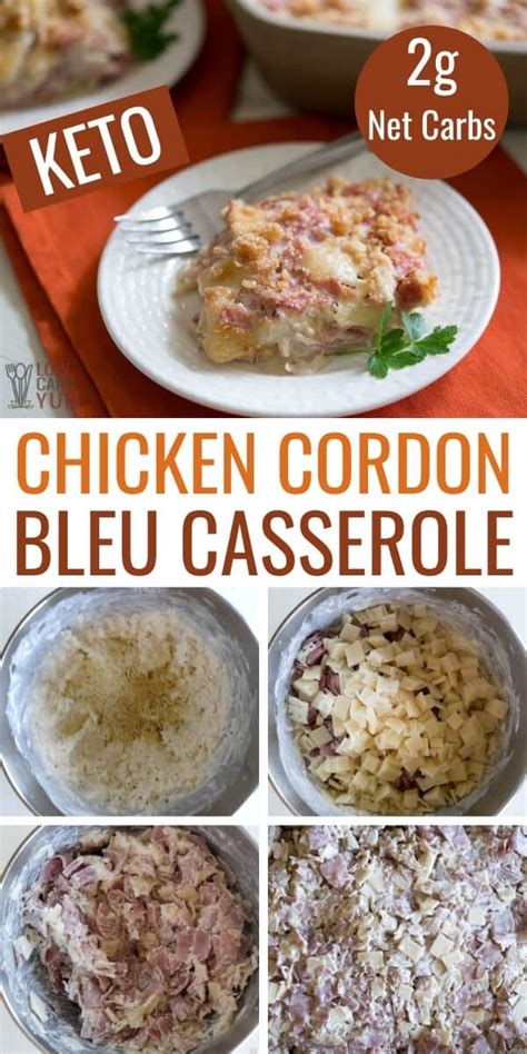 Maybe you would like to learn more about one of these? Keto Chicken Cordon Bleu Casserole | Low Carb Yum