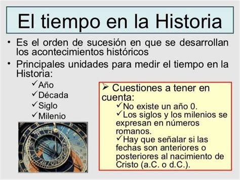 1ºeso Ccss El Tiempo En Historia