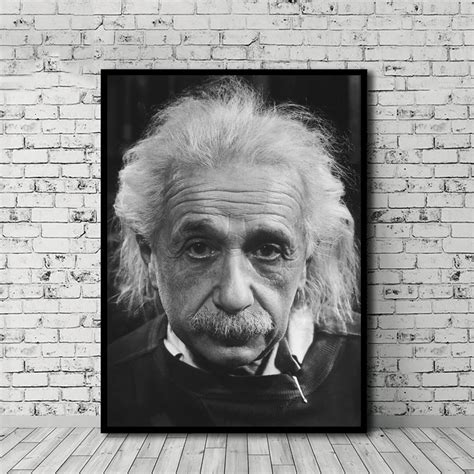 Albert Einstein Poster Canvas Painting Print Wall Art Home Decor No