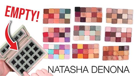 Rearranging Customizing My Natasha Denona Palettes YouTube