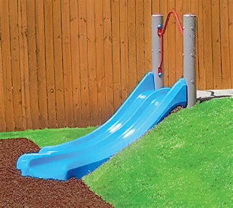 Dual Embankment Slide Play With A Purpose Backyard Playground