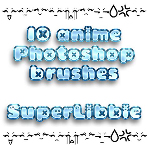Anime Photoshop Brushes By Superlibbie On Deviantart