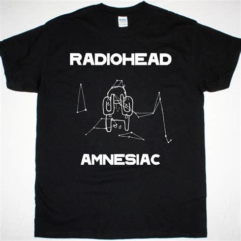 Radiohead Amnesiac New Black T Shirt Best Rock T Shirts