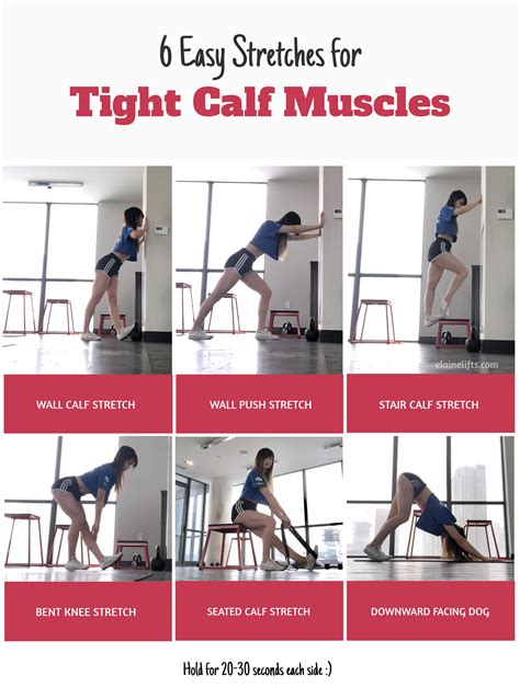 Calve Stretches Muscle Stretches Stretching Exercises Yoga Stretches