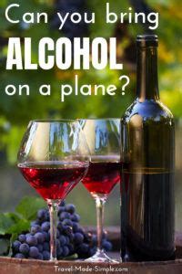 Take a look at these comparison photos for items you're questioning. Can you bring alcohol on a plane? | Travel Made Simple