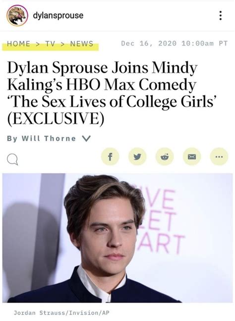 Dylan Sprouse Regresa A La Televisión Para Una Serie Juvenil De Comedia