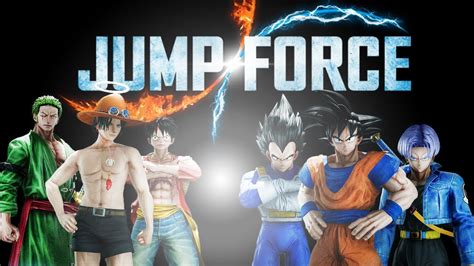 Jump Force ★ Ace Luffy Zoro Vs Goku Vegeta Trunks Youtube