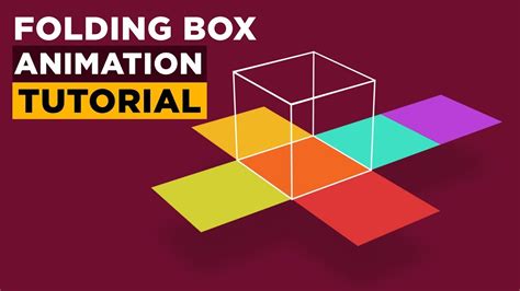 Box Folding Animation Tutorial After Effects Tutorial Youtube