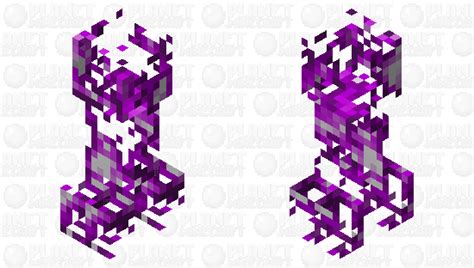 Purple Charged Creeper Minecraft Mob Skin