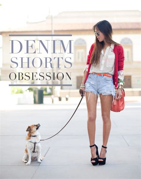 Denim Shorts Obsession Song Of Style Cute Outfits With Shorts Cool