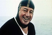 Harold Holt smiles for the camera while spearfishing on the Great ...