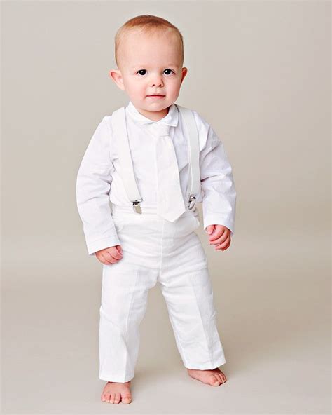 Clothing Baby Boy Christening Baptism First Communion Formal White