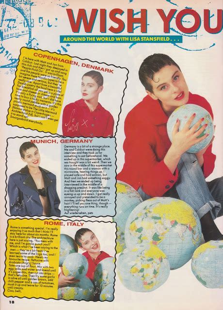 Top Of The Pop Culture 80s Lisa Stansfield Number One Magazine 1989