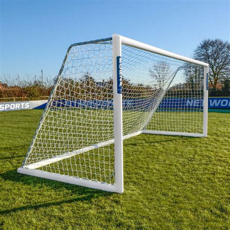 Our commitment to supplying the very best means that whether you are buying a small kids garden goal or full size metal goals for a stadium you will in the. 16 x 7 3.5mm Soccer Goal Nets "9v9" | Net World Sports