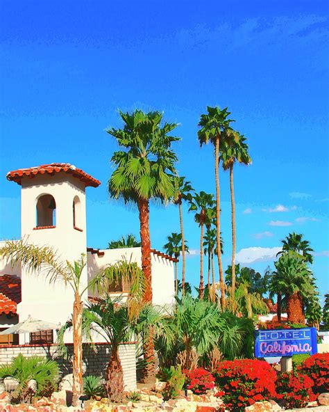 Hotel California Palm Springs Photograph By William Dey
