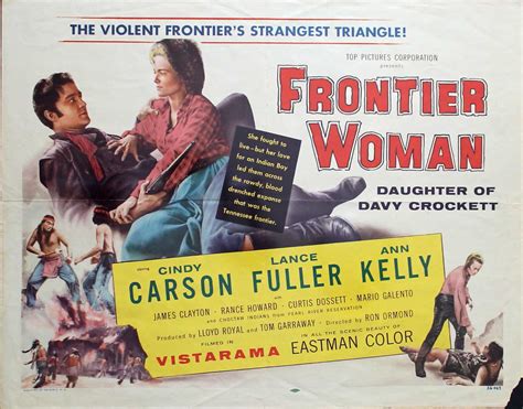 Frontier Woman Cindy Carson Original Half Sheet