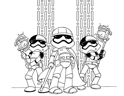 The movie is the second part of the star wars sequel trilogy and the eighth main installment of the star wars series, following star wars: Star Wars: The Last Jedi cute coloring pages - YouLoveIt.com