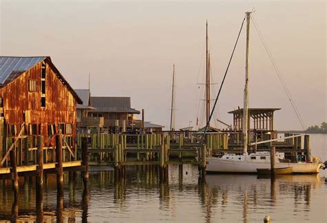 Apalachicola The Village Still Sleepy From The Night Begins To