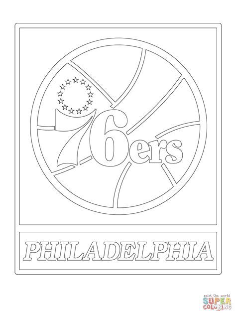 Check out amazing 76ers artwork on deviantart. Philadelphia 76ers Logo coloring page | Free Printable ...