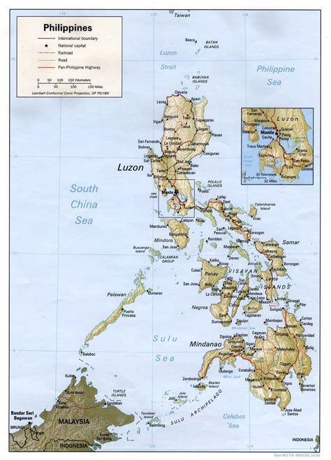 Large Detailed Administrative Map Of Philippines With