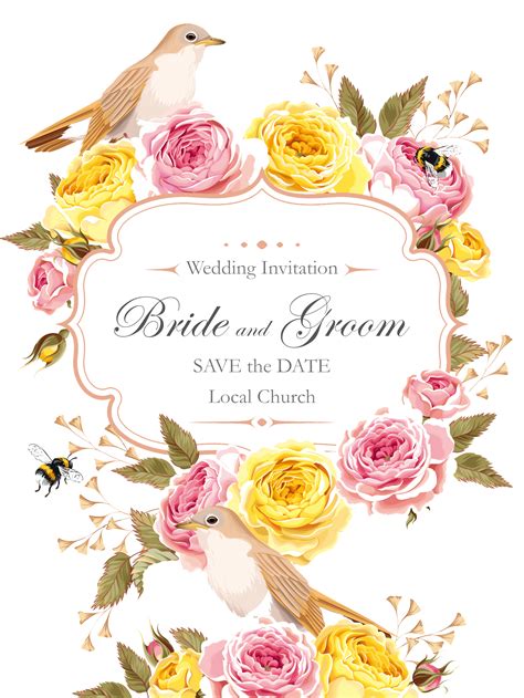 Download Pattern Wedding Greeting Cards Marriage Invitation Date Hq Png