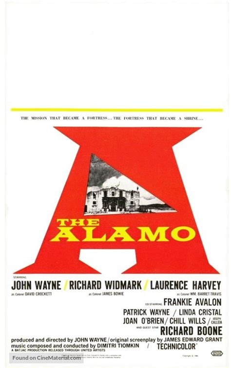 The Alamo 1960 Movie Poster