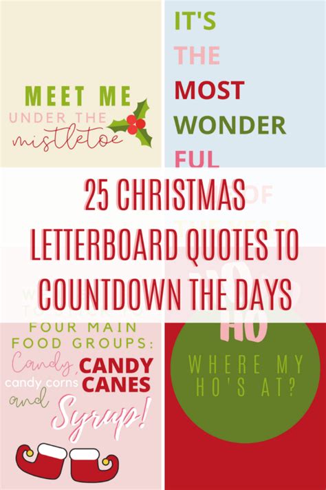 25 Christmas Letterboard Quotes To Countdown The Days Darling Quote