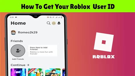 How To Get Your Roblox User Id On Mobile Find Roblox Id Youtube