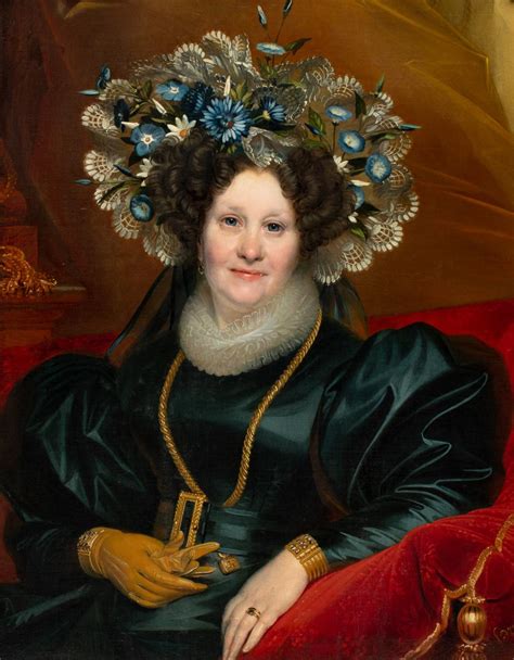 Lot Jean Marie Nicolas Bralle 1785 1863 Portrait Of Madame Mangery