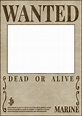 One Piece Wanted Poster Template - ClayStage.com