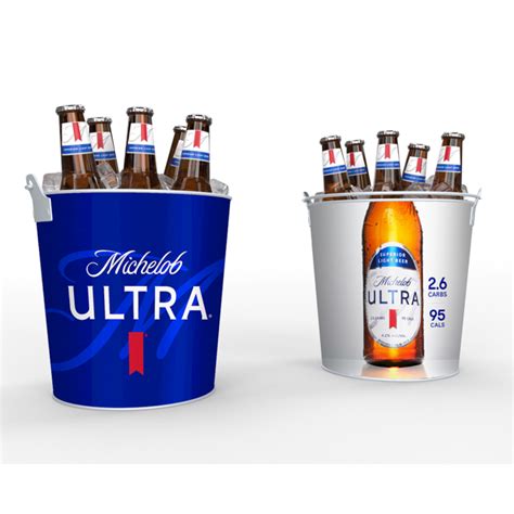 Michelob Ultra Metal Bucket With Handle The Beer Gear Store