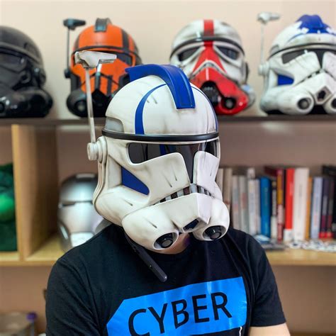 Arc Trooper Clone Echo Star Wars Helmet Cosplay Helmet Star Etsy