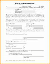 Free Blank Printable Medical Power Of Attorney Forms Images