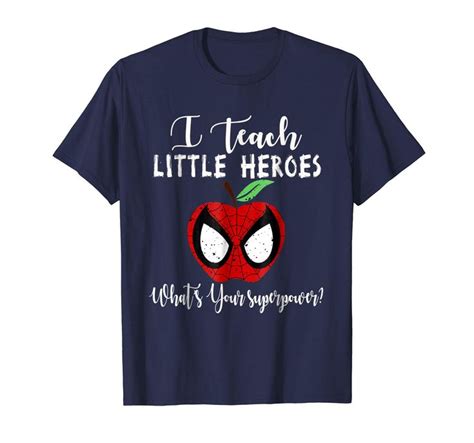 I Teach Super Heroes T Shirt Cute Mom Teacher Shirts Yolotee Super