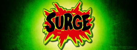 Surge soda by Coca Cola - Feed the Rush