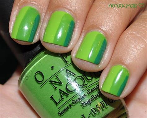 Base Modes Own Lime GreenStripes OPI Greenwich Village Jade Is The