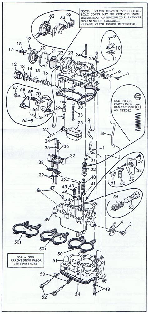 Diagram Quadrajet Carburetor