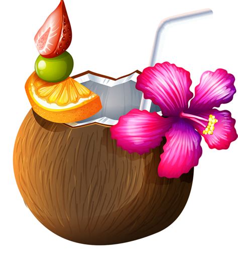 Drinks clipart tropical, Drinks tropical Transparent FREE for download png image