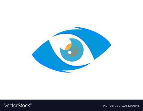 Eye Optic Logo Royalty Free Vector Image Vectorstock