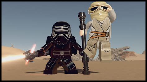 Lego Star Wars The Force Awakens Jakku Free Roam Gameplay Youtube