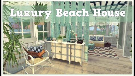 Sims 4 Luxury Beach House Download Cc Creators Links Part2 Youtube